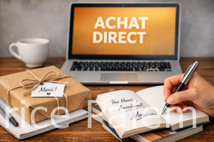 une personne dans l'action de l'achat en ligne. ici en particulier elle achete un livre dédicacé